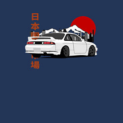 Свитшот хлопковый мужской Nissan Silvia S14 Sr20 Japan Car, цвет: тёмно-синий — фото 2