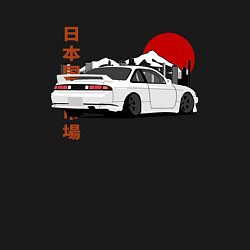 Свитшот хлопковый мужской Nissan Silvia S14 Sr20 Japan Car, цвет: черный — фото 2