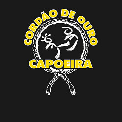 Свитшот хлопковый мужской Capoeira - Cordao de ouro, цвет: черный — фото 2