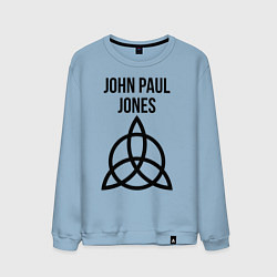 Свитшот хлопковый мужской John Paul Jones - Led Zeppelin - legend, цвет: мягкое небо