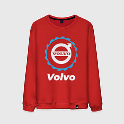 Свитшот хлопковый мужской Volvo в стиле Top Gear, цвет: красный