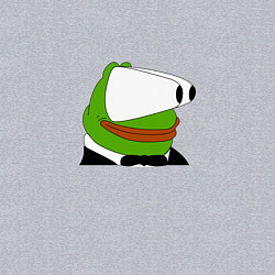 Свитшот хлопковый мужской Booba Pepe, цвет: меланж — фото 2