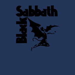 Свитшот хлопковый мужской Блэк Саббат метал, цвет: тёмно-синий — фото 2