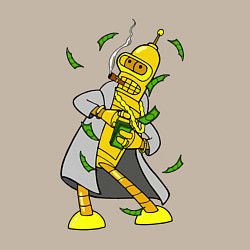 Свитшот хлопковый мужской Golden Bender, цвет: миндальный — фото 2