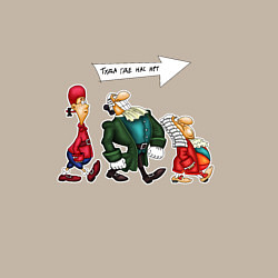 Свитшот хлопковый мужской Троица-Остров Сокровищ, цвет: миндальный — фото 2