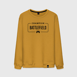Мужской свитшот Battlefield gaming champion: рамка с лого и джойст