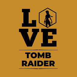 Свитшот хлопковый мужской Tomb Raider love classic, цвет: горчичный — фото 2