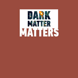 Свитшот хлопковый мужской Dark matter matters, цвет: кирпичный — фото 2