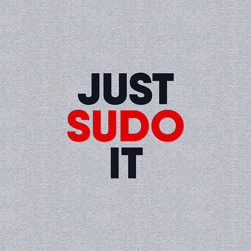 Мужской свитшот Just sudo / Меланж – фото 3