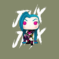 Свитшот хлопковый мужской Funko pop Jinx, цвет: авокадо — фото 2