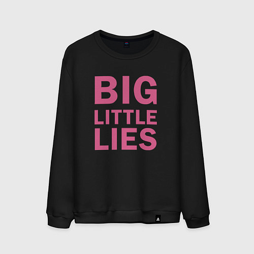 Мужской свитшот Big Little Lies logo / Черный – фото 1