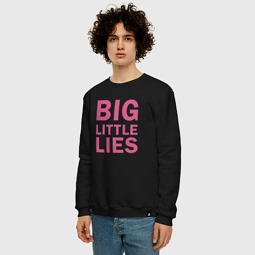 Мужской свитшот Big Little Lies logo / Черный – фото 3