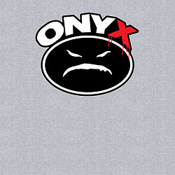 Свитшот хлопковый мужской Onyx - black logo, цвет: меланж — фото 2