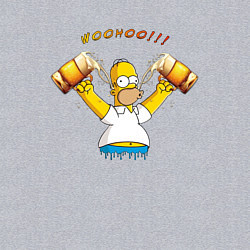 Свитшот хлопковый мужской Homer & Beer, цвет: меланж — фото 2