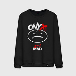 Свитшот хлопковый мужской 100 Mad - Onyx, цвет: черный