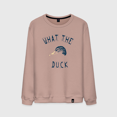 Мужской свитшот Что за Утка? / Пыльно-розовый – фото 1