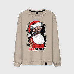 Мужской свитшот Bad Santa, fuck you