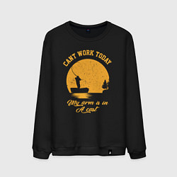 Мужской свитшот Я Сегодня не могу работать у меня рука болит