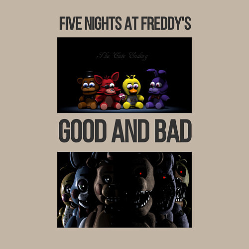 Мужской свитшот Freddy good and bad / Миндальный – фото 3