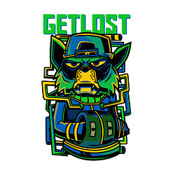 Свитшот хлопковый мужской Заблудившийся пёс, цвет: белый — фото 2