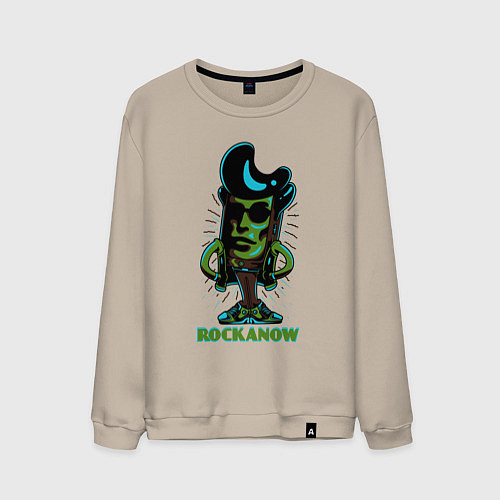 Мужской свитшот Зажигай сейчас / Миндальный – фото 1