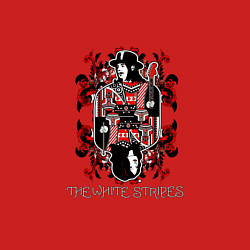 Свитшот хлопковый мужской The white stripes rock, цвет: красный — фото 2