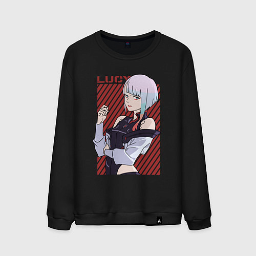Мужской свитшот Милая Люси / Черный – фото 1
