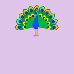 Свитшот хлопковый мужской Пaвлин, цвет: лаванда — фото 2