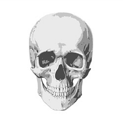 Свитшот хлопковый мужской Platinum Cut Skull, цвет: белый — фото 2