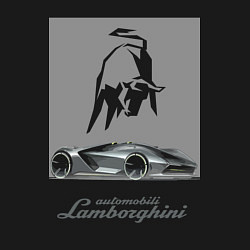 Свитшот хлопковый мужской Lamborghini concept - Italy, цвет: черный — фото 2