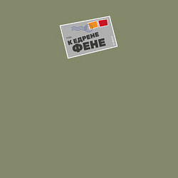 Свитшот хлопковый мужской К Едрене Фене! Письмо к Е Ф, цвет: авокадо — фото 2