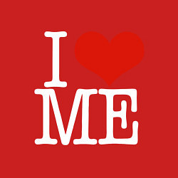 Свитшот хлопковый мужской I love me, цвет: красный — фото 2