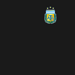 Свитшот хлопковый мужской Герб федерации футбола Аргентины, цвет: черный — фото 2