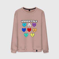 Мужской свитшот Undertale - души 8 людей