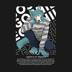 Свитшот хлопковый мужской Легоси, цвет: черный — фото 2