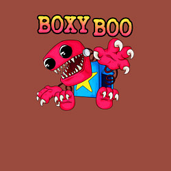 Свитшот хлопковый мужской Project Playtime Boxy Boo, цвет: кирпичный — фото 2