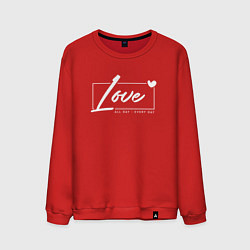 Мужской свитшот Love all day
