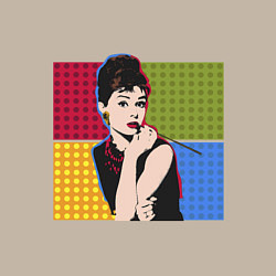 Свитшот хлопковый мужской Audrey Hepburn, цвет: миндальный — фото 2