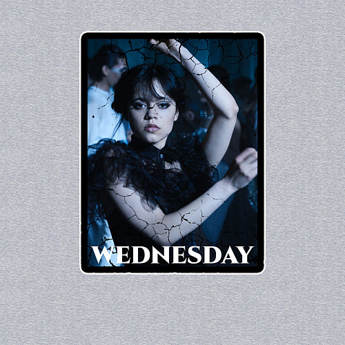 Мужской свитшот Wednesday pictures / Меланж – фото 3