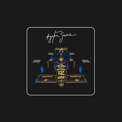 Свитшот хлопковый мужской F1 Lotus Senna, цвет: черный — фото 2