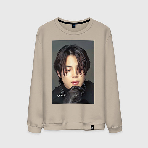 Мужской свитшот Handsome Jimin / Миндальный – фото 1