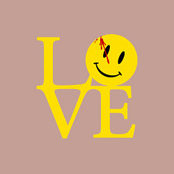 Свитшот хлопковый мужской Smile love, цвет: пыльно-розовый — фото 2