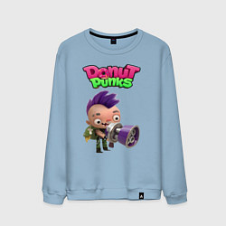 Свитшот хлопковый мужской Пупер, цвет: мягкое небо