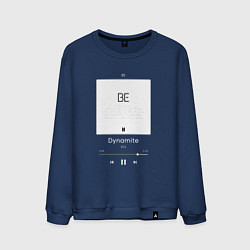 Свитшот хлопковый мужской BTS Dynamite, цвет: тёмно-синий