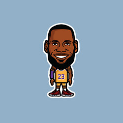 Свитшот хлопковый мужской Lakers - James, цвет: мягкое небо — фото 2