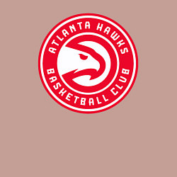 Свитшот хлопковый мужской Atlanta hawks basketball, цвет: пыльно-розовый — фото 2