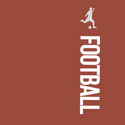 Свитшот хлопковый мужской Football, цвет: кирпичный — фото 2