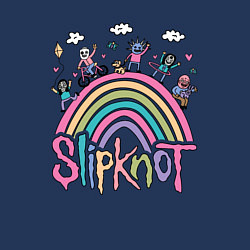 Свитшот хлопковый мужской Slipknot рисунок, цвет: тёмно-синий — фото 2