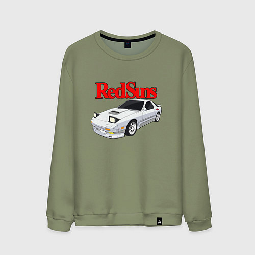 Мужской свитшот Red Suns / Авокадо – фото 1