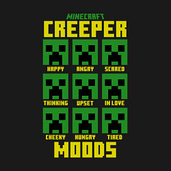 Свитшот хлопковый мужской Minecraft состояния, цвет: черный — фото 2